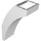 Ekena Millwork 3 1/2-in. W x 6-in. D x 10-in. H Thorton Architectural Grade PVC Knee Brace BRCP035X06X10THR - alternate 6